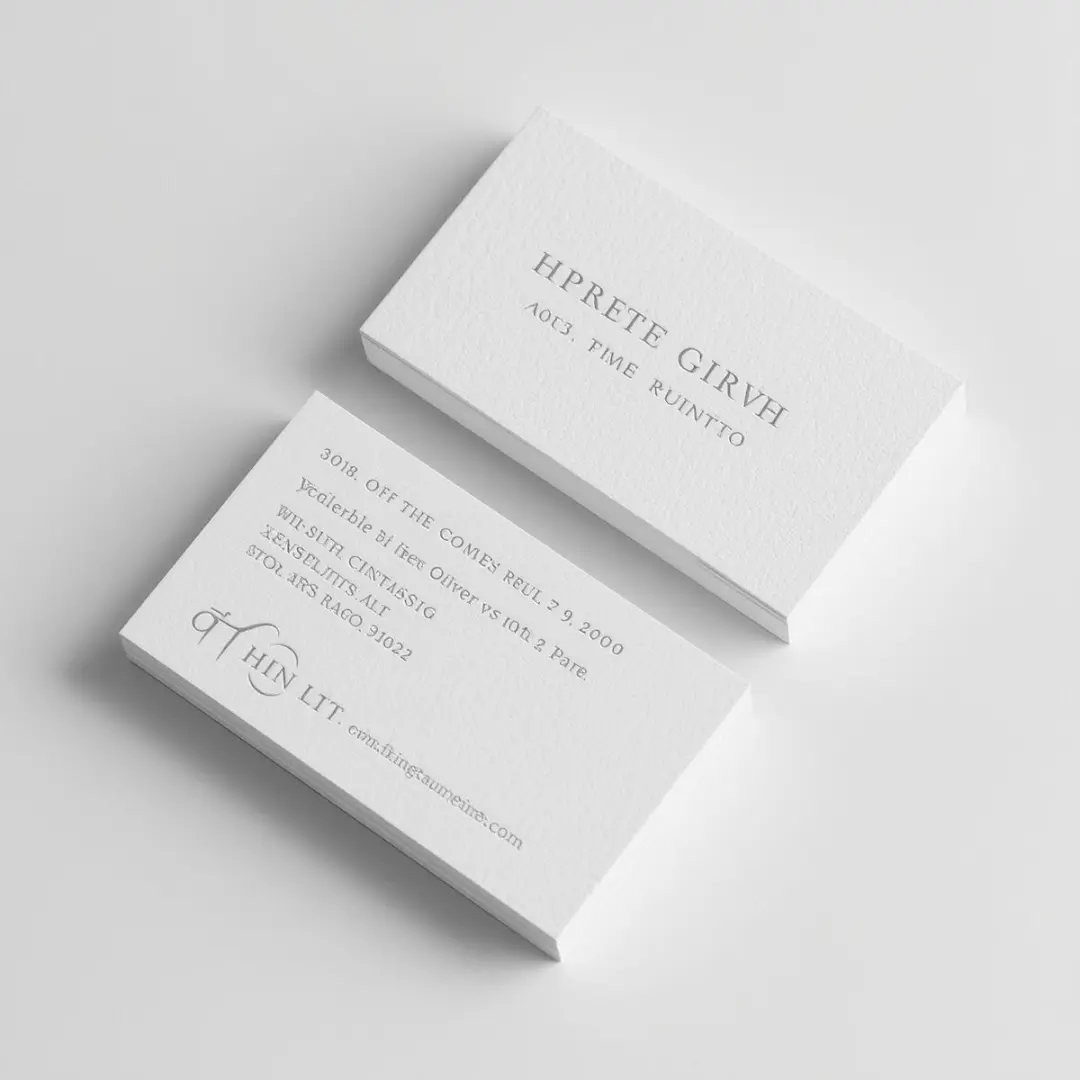 Letterpress Business Cards